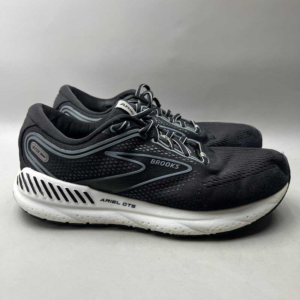 Brooks Ariel GTS 23 Running Shoes Women Size 8.5 B Black Mesh Comfort Sneakers